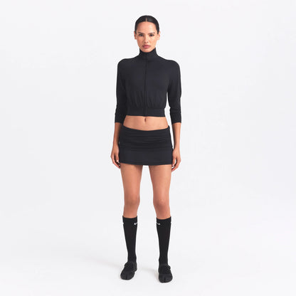 NikeSKIMS AIRY CROPPED TRACK JACKET | OBSIDIAN
