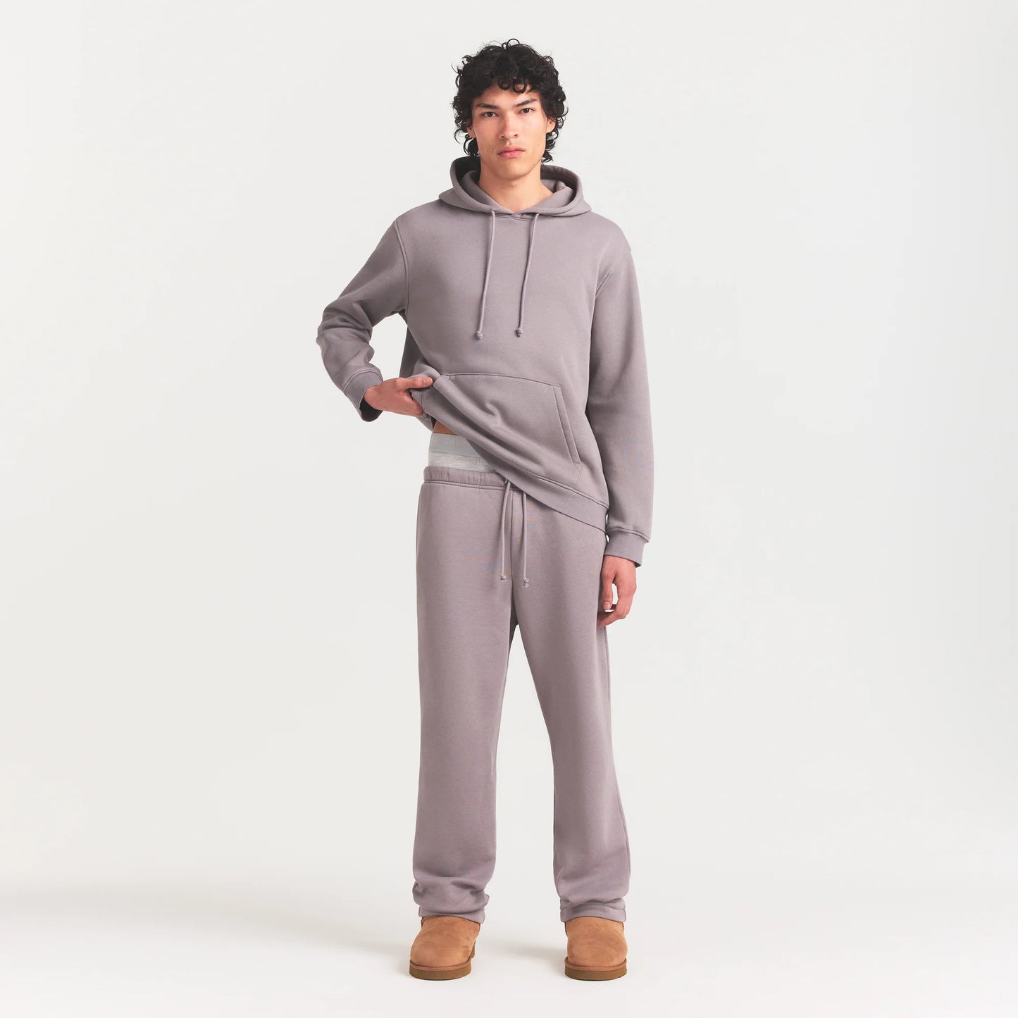 FLEECE LOUNGE MENS CLASSIC STRAIGHT LEG PANT | SHADOW