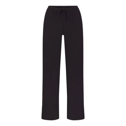 ORGANIC COTTON SLEEP LONG SLEEVE SET | OBSIDIAN