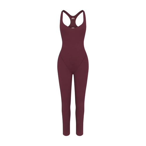 NikeSKIMS MATTE RACER LONG ONE PIECE | CURRANT