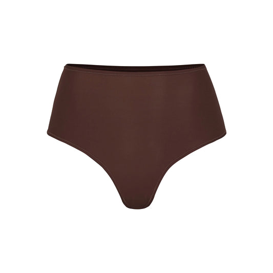 FITS EVERYBODY HIGH-WAISTED THONG | COCOA