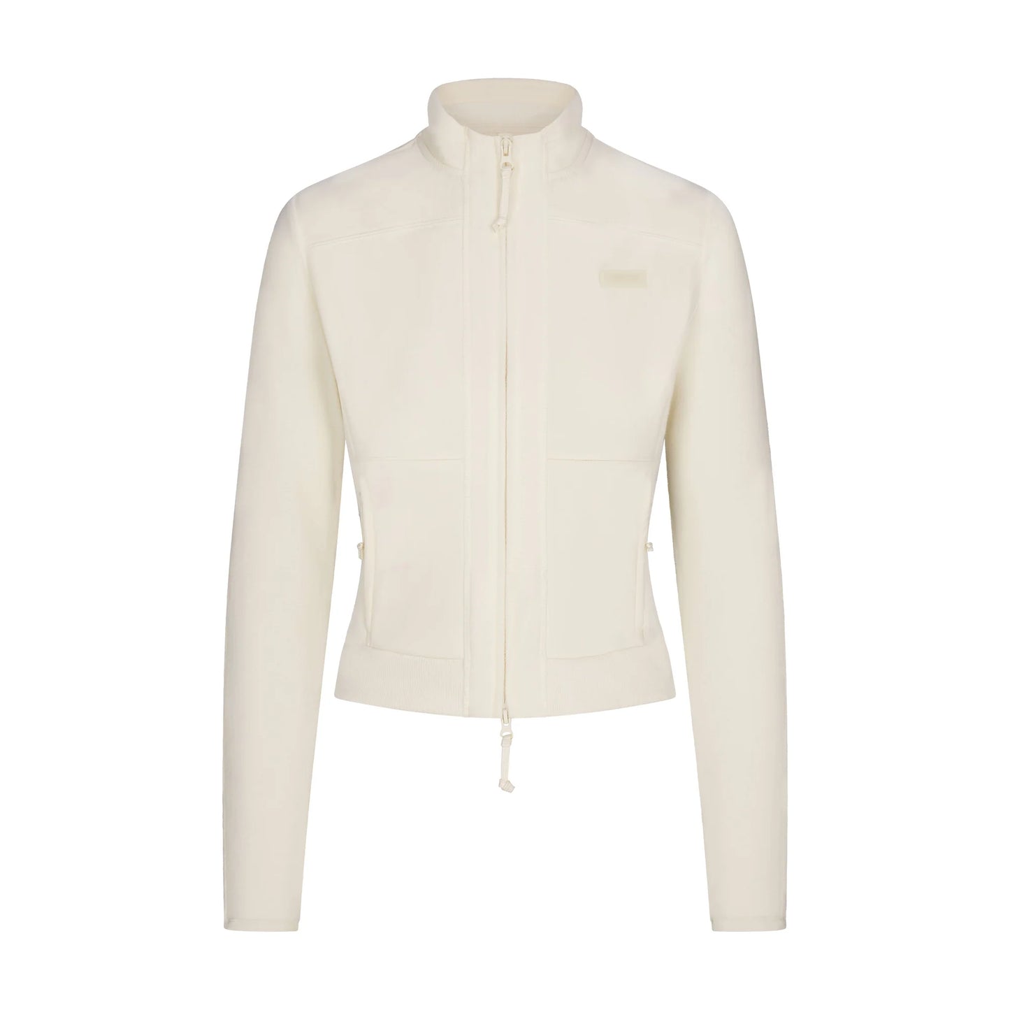 OUTDOOR FLEECE FITTED JACKET | ECRU