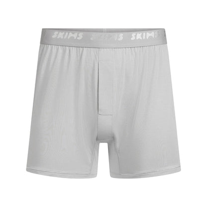 SKIMS STRETCH MENS KNIT BOXER 3-PACK | GUNMETAL MULTI