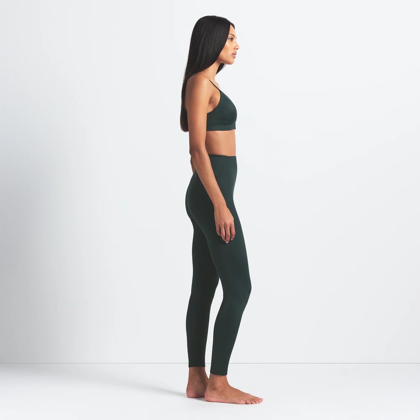 NikeSKIMS SHINE BONDED WAIST 26" LEGGING | DARK TEAL