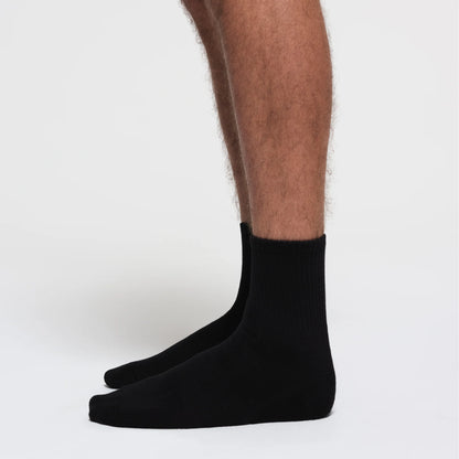 MENS 3/4 CREW SOCK 3-PACK | ONYX