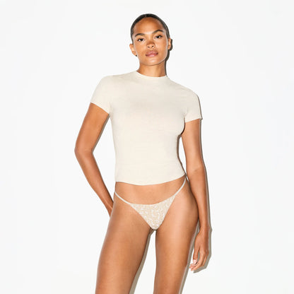 LIGHTWEIGHT COTTON STRING THONG | DELTA LEOPARD