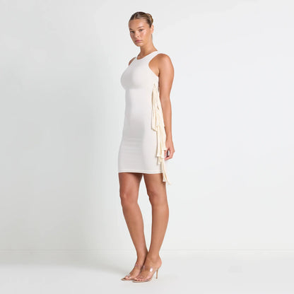 VETTESE X SKIMS SMOOTH LAYERS TANK DRESS | ECRU