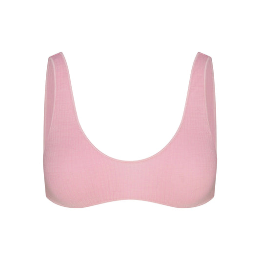 WOOL RIB BRALETTE | HALITE