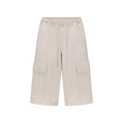 WOVEN MENS RELAXED CARGO SHORT | STONE