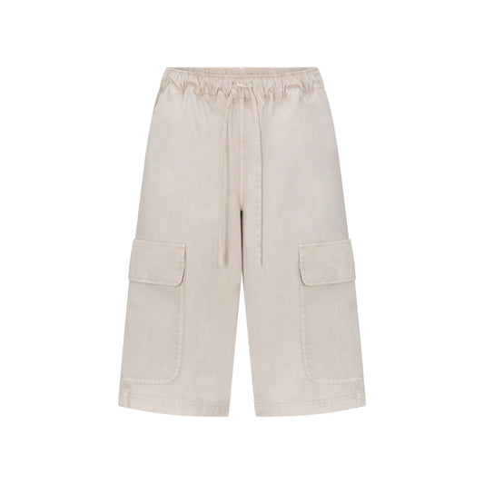 WOVEN MENS RELAXED CARGO SHORT | STONE