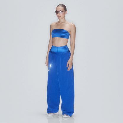 NikeSKIMS STRETCH NYLON OVERSIZED PANT | COBALT