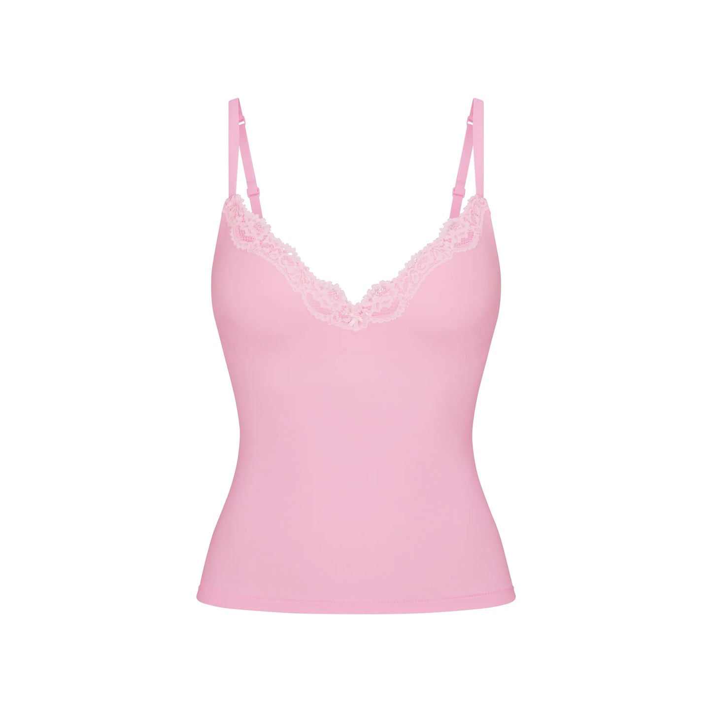 FITS EVERYBODY LACE PUSH-UP CAMI | BUBBLE GUM TONAL