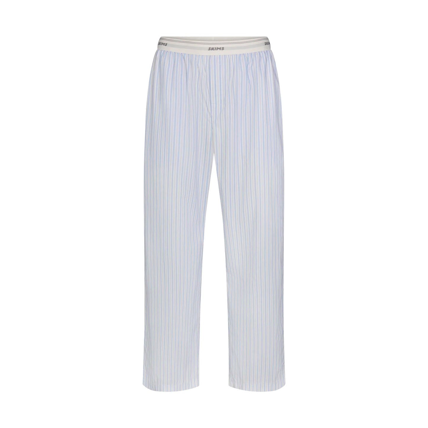 COTTON POPLIN MENS LOGO BAND SLEEP PANT | PLATINUM DOUBLE STRIPE