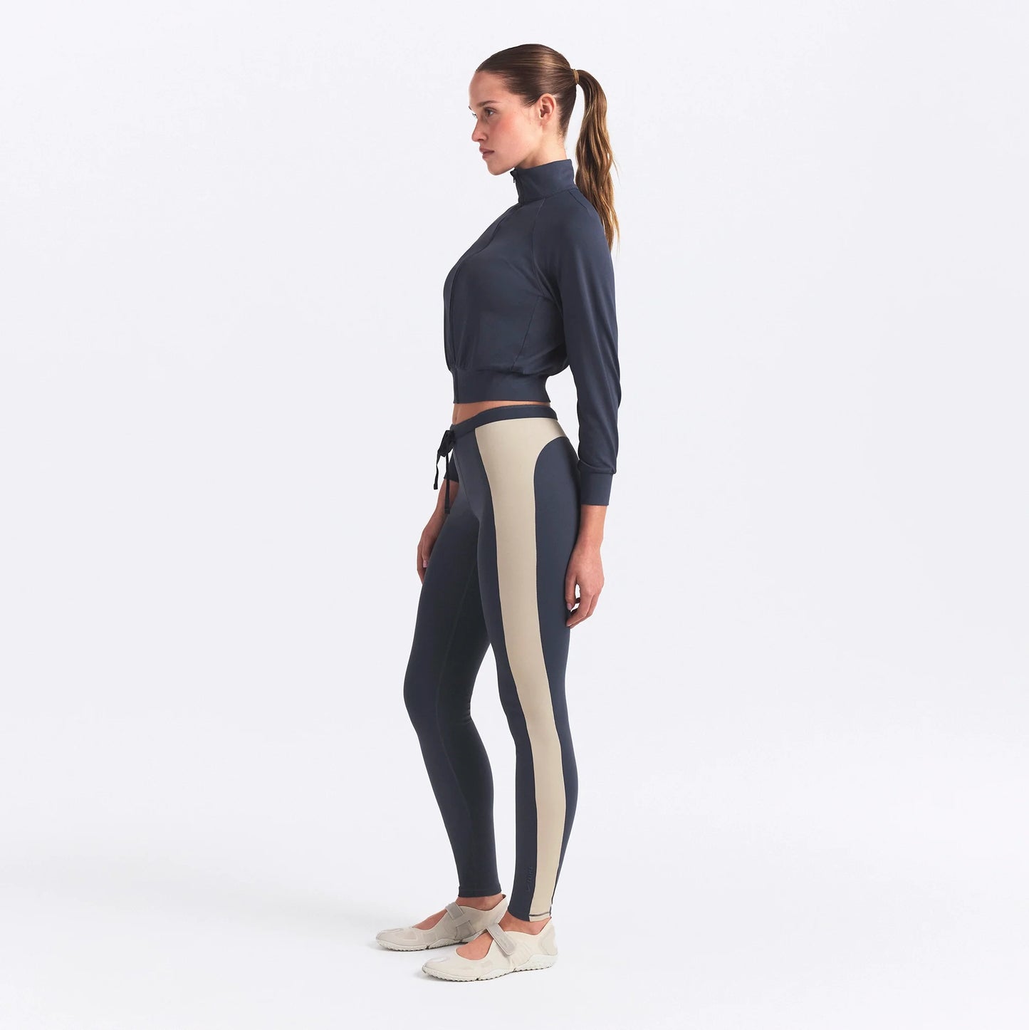 NikeSKIMS MATTE SHINE MIX 29" LEGGING | DEEP ROYAL AND STONE