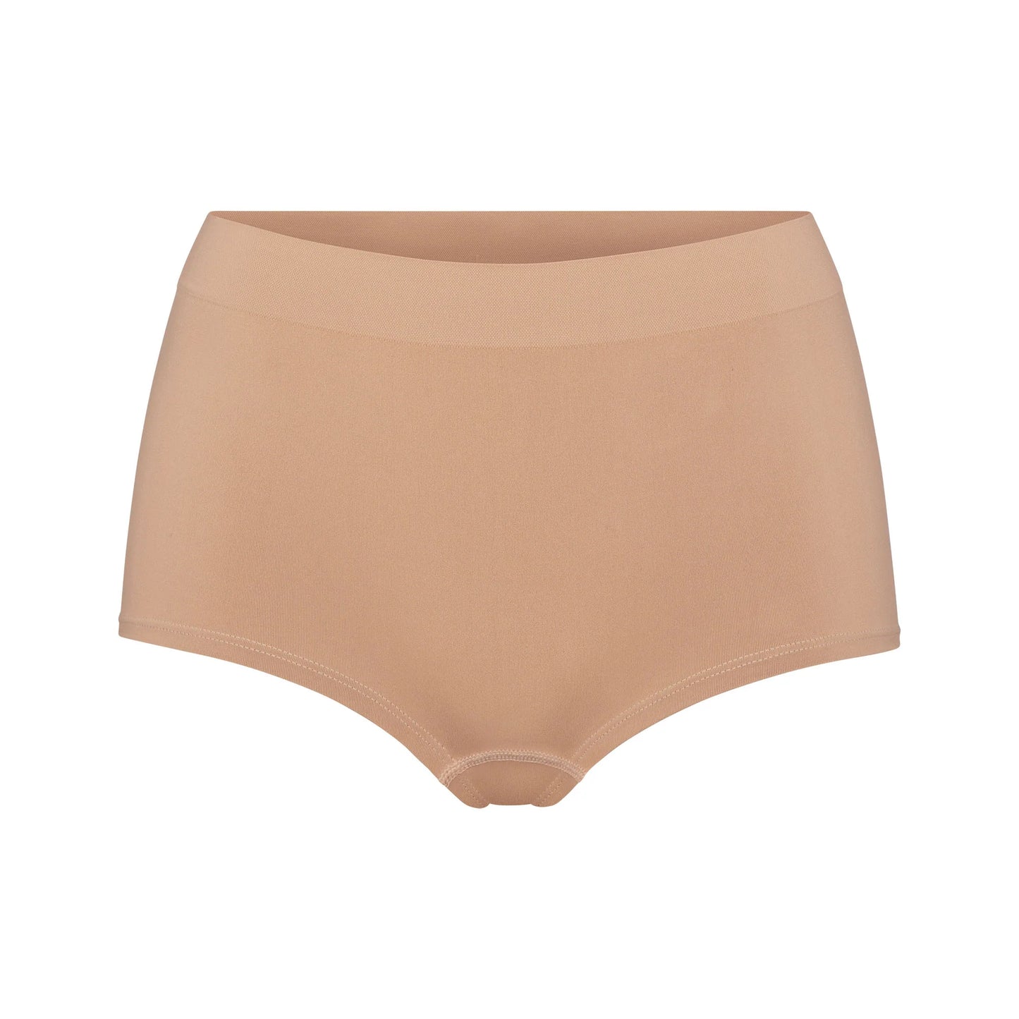 SOFT SMOOTHING SEAMLESS BOY SHORT | OCHRE
