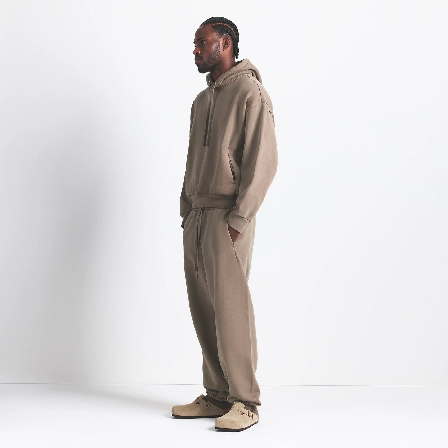 HEAVYWEIGHT FLEECE MENS JOGGER | TRUFFLE