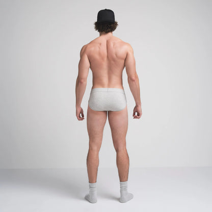 SKIMS COTTON MENS BRIEF | LIGHT HEATHER GREY