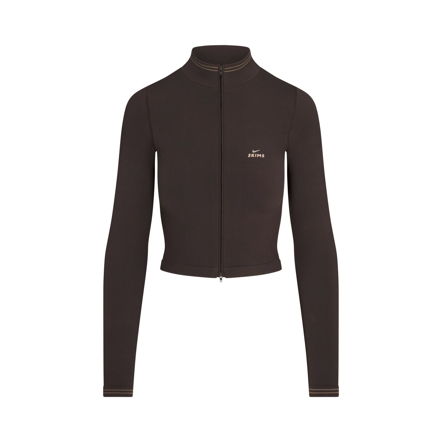 NikeSKIMS RIBBED SEAMLESS ZIP UP CROP JACKET | PHOENIX