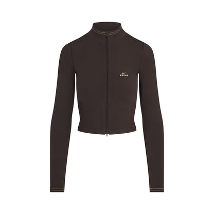 NikeSKIMS RIBBED SEAMLESS ZIP UP CROP JACKET | PHOENIX