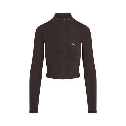 NikeSKIMS RIBBED SEAMLESS ZIP UP CROP JACKET | PHOENIX