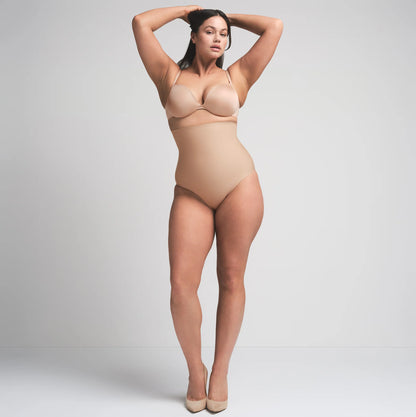 SKIMS BODY CORE SCULPT HIGH-WAISTED BRIEF | CLAY