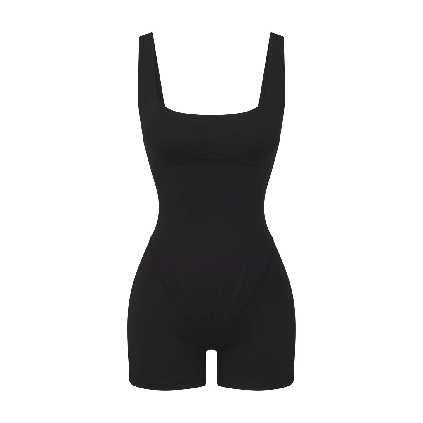 NikeSKIMS MATTE CORSET 2" ONE PIECE | OBSIDIAN