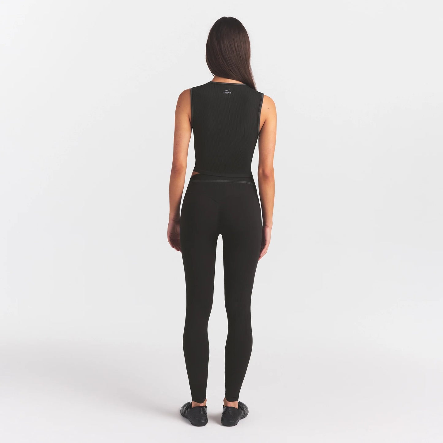 NikeSKIMS RIBBED SEAMLESS 26" LEGGING | OBSIDIAN