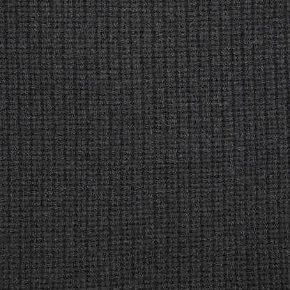 SWEATER KNITS RIBBED LONG SLEEVE FITTED CREW NECK | ASH