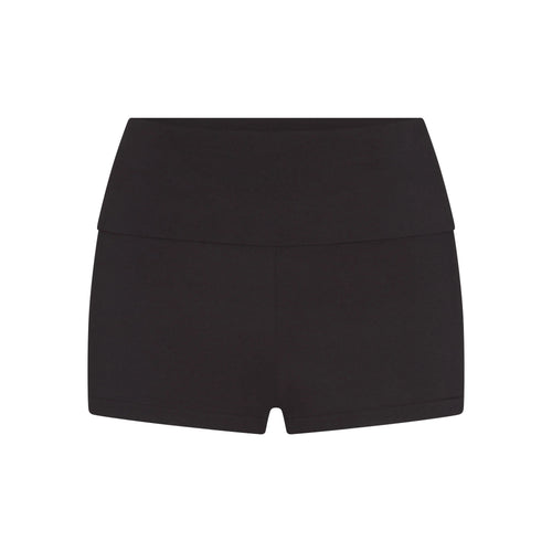 COTTON JERSEY FOLDOVER SHORT | SOOT