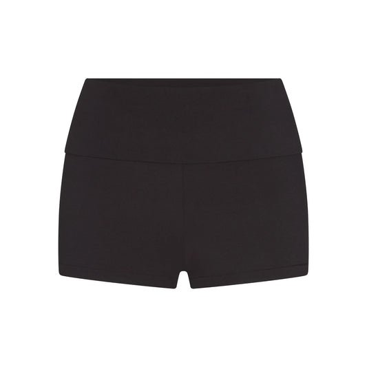 COTTON JERSEY FOLDOVER SHORT | SOOT