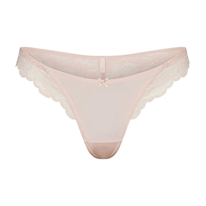 SKIMS LACE THONG | PRIMROSE