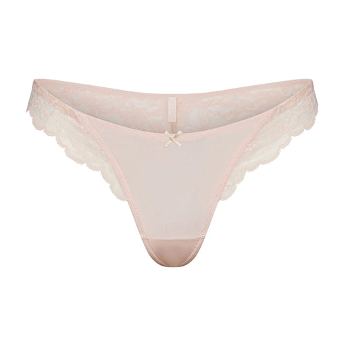 SKIMS LACE THONG | PRIMROSE
