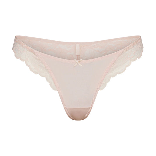 SKIMS LACE THONG | PRIMROSE