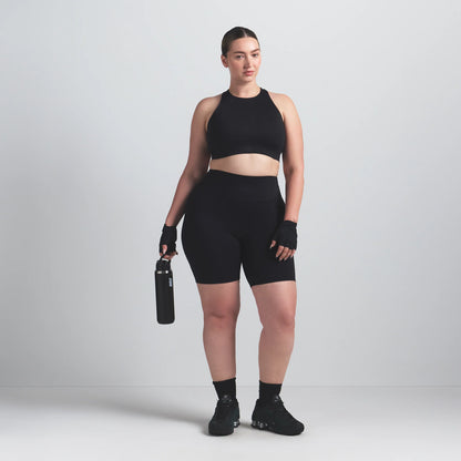 NikeSKIMS MATTE 7" BIKER SHORT | OBSIDIAN