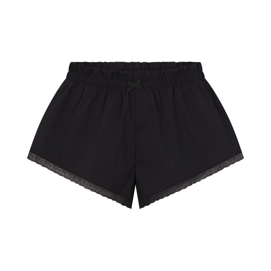 POPLIN APPAREL SHORT | ONYX