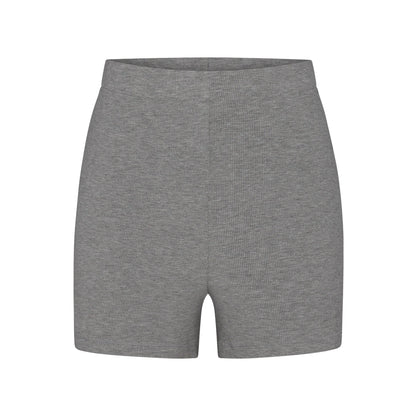 SOFT LOUNGE SHORT SLEEP SET | HEATHER GREY