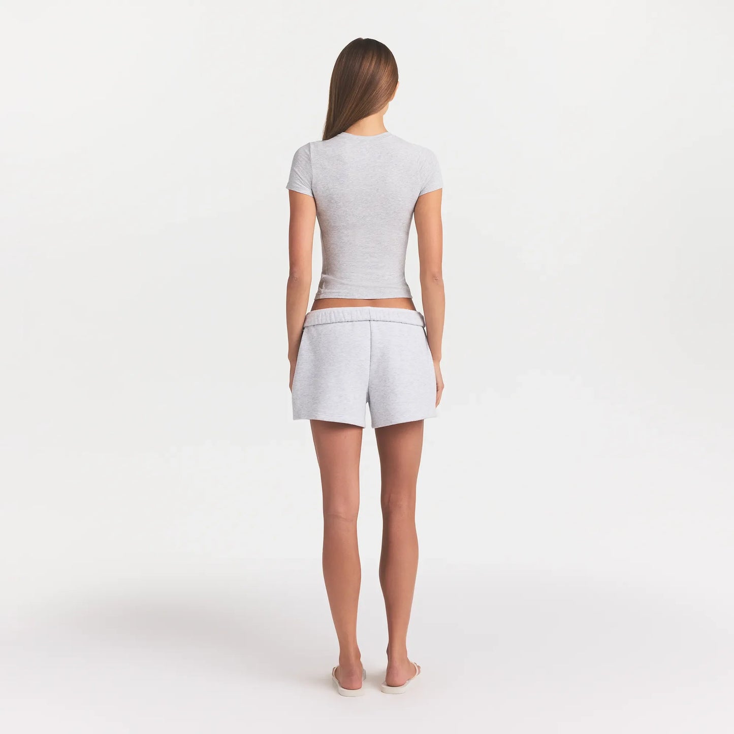 COTTON JERSEY T-SHIRT | LIGHT HEATHER GREY