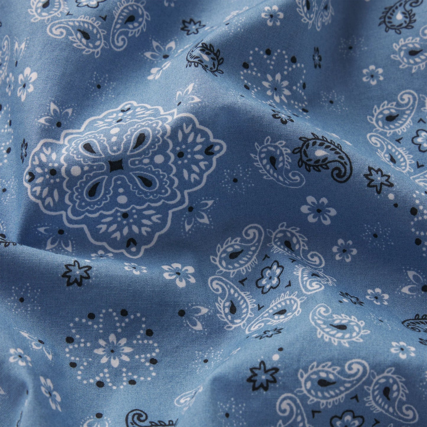 COTTON POPLIN BOXER SLEEP SET | ARCTIC SNOW BANDANA