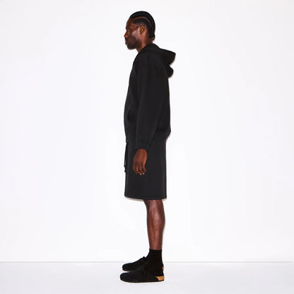 FLEECE LOUNGE MENS RELAXED ZIP UP HOODIE | WASHED ONYX