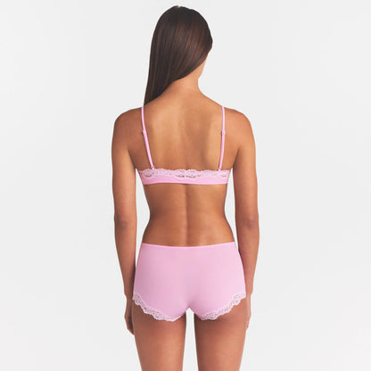 FITS EVERYBODY LACE BOY SHORT | BUBBLE GUM TONAL