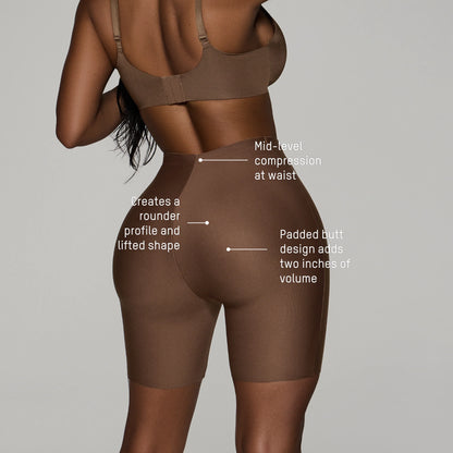 SKIMS BODY BUTT ENHANCING PADDED SHORT | COCOA