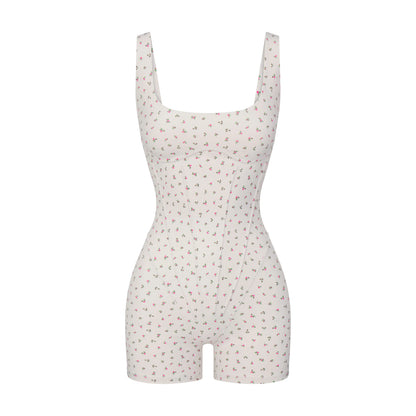 NikeSKIMS MATTE CORSET 2" ONE PIECE | DITSY FLORAL PRINT
