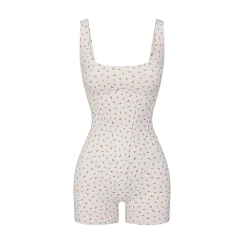 NikeSKIMS MATTE CORSET 2" ONE PIECE | DITSY FLORAL PRINT