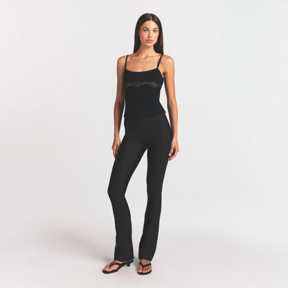 SKIMS BODY HIGH-WAISTED FLARE PANT | ONYX