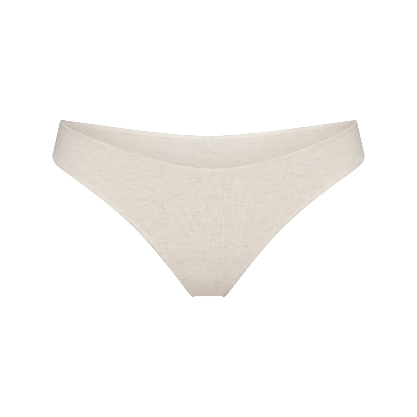 LIGHTWEIGHT COTTON THONG | OATMEAL HEATHER