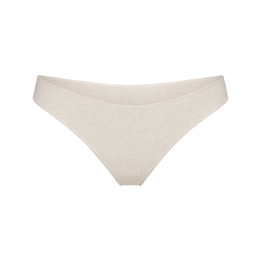 LIGHTWEIGHT COTTON THONG | OATMEAL HEATHER