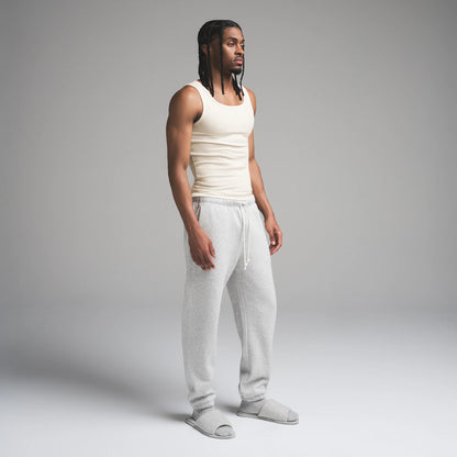SKIMS COTTON MENS RIB TANK 3-PACK | ECRU MULTI