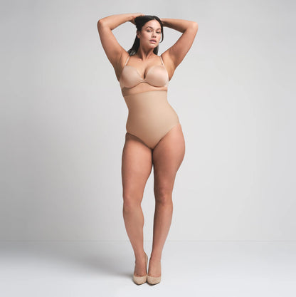 SKIMS BODY CORE SCULPT HIGH-WAISTED BRIEF | CLAY