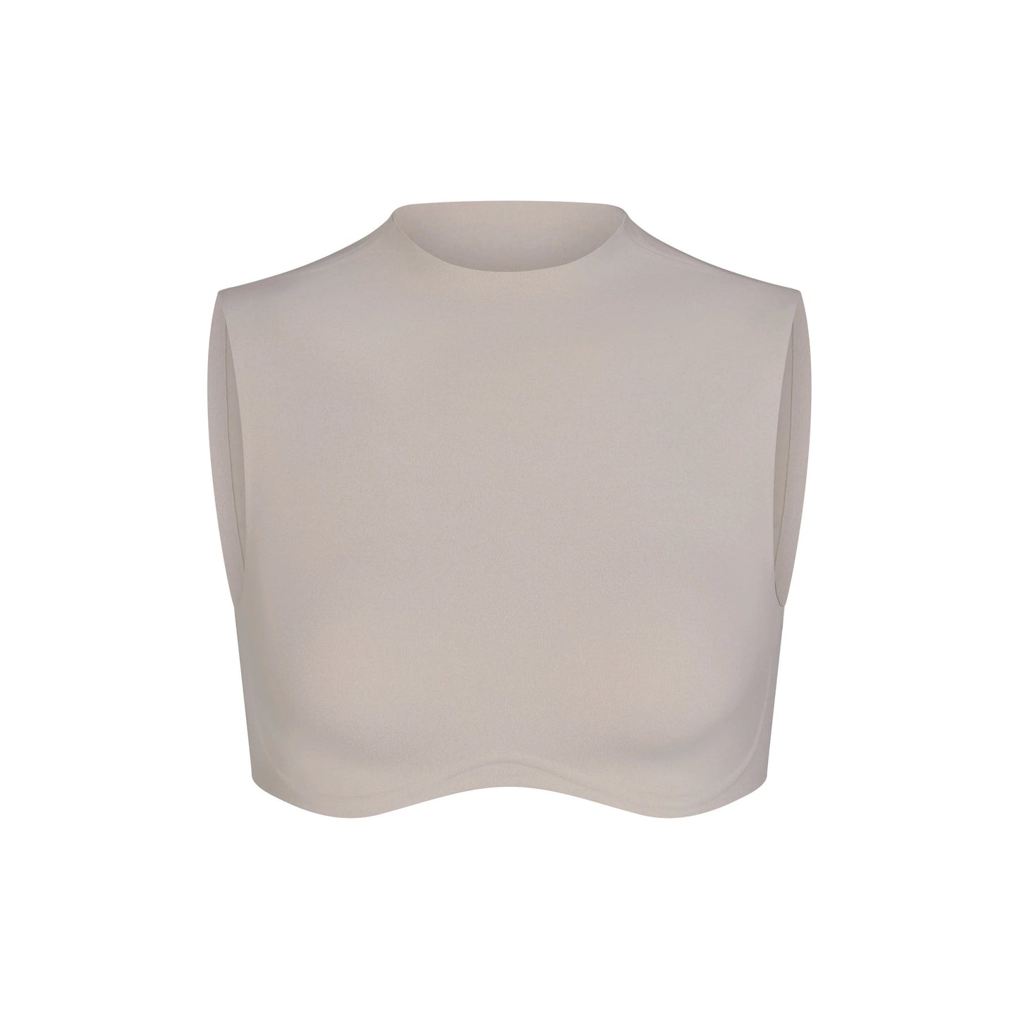 NikeSKIMS STUDIO STRETCH MOCK NECK BRA TOP | LINEN