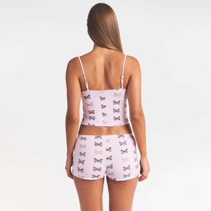 SKIMS SLEEP CAMI SET | PEONY BUTTERFLY PRINT